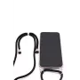Evelatus Funda con correa para Samsung A50 negro transparente
