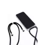 Evelatus Funda con cordón para Samsung A50s Negro Transparente