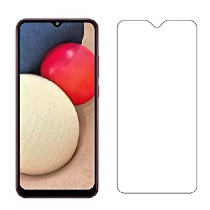 Evelatus Protector de pantalla de cristal templado plano transparente de 0,33mm con pegamento japonés antiestático para Samsung Galaxy A02s