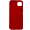 Evelatus Samsung Galaxy A03 Funda de silicona Nano Soft Touch TPU roja