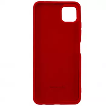 Evelatus Samsung Galaxy A03 Funda de silicona Nano Soft Touch TPU roja