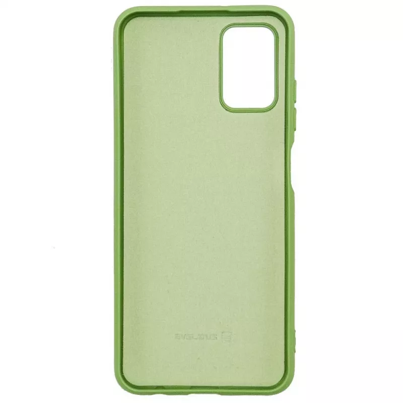 Evelatus Samsung Galaxy A03s Funda de silicona nano Soft Touch TPU verde