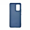 Evelatus Samsung Galaxy A03s Funda Nano de Silicona Soft Touch TPU Azul Medianoche