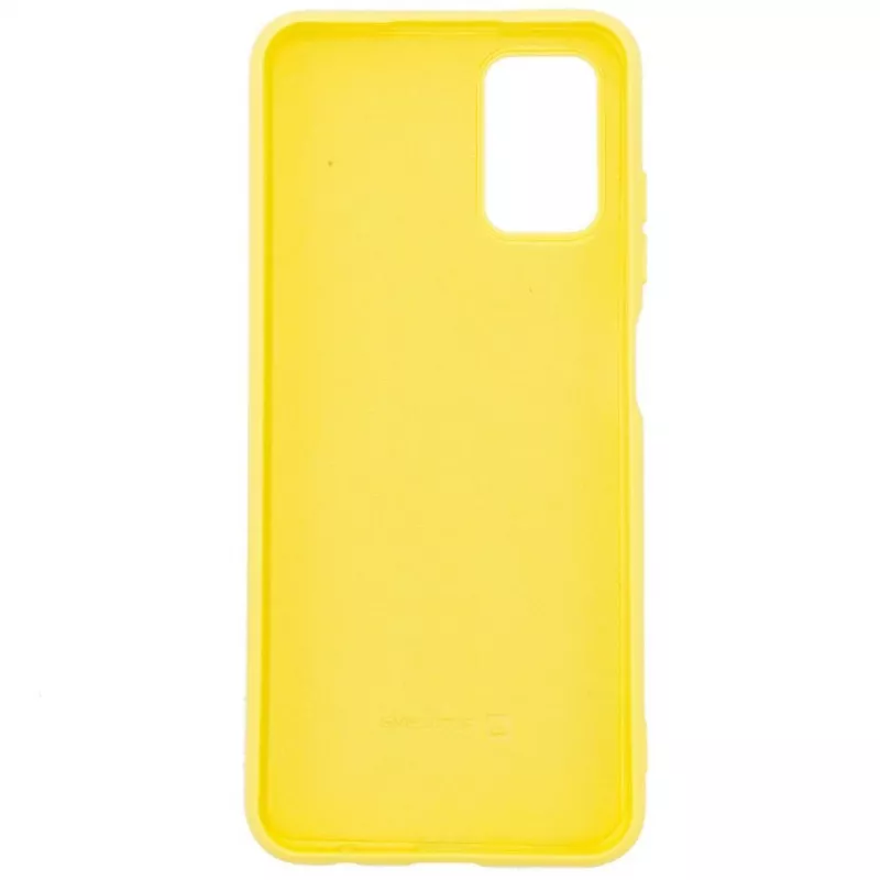 Evelatus Samsung Galaxy A03s Funda de Silicona Soft Touch Amarilla