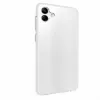 EVELATUS Samsung Galaxy A04E / A04 Funda de silicona transparente 1,5mm TPU Transparente