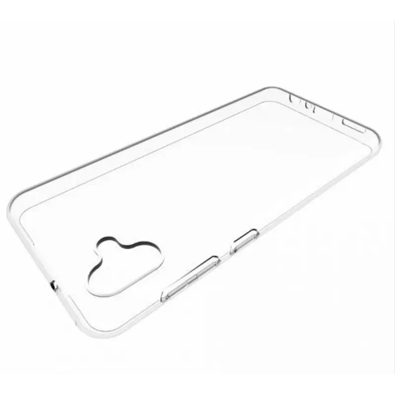 EVELATUS Samsung Galaxy A04E / A04 Funda de silicona transparente 1,5mm TPU Transparente