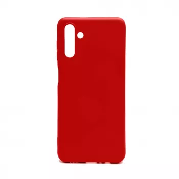 Evelatus Funda de silicona nano soft touch TPU roja para Samsung Galaxy A04s / A13 5G