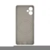 Evelatus Samsung Galaxy A06 5G Funda de Silicona Magnética Soft-Touch Premium Pebble