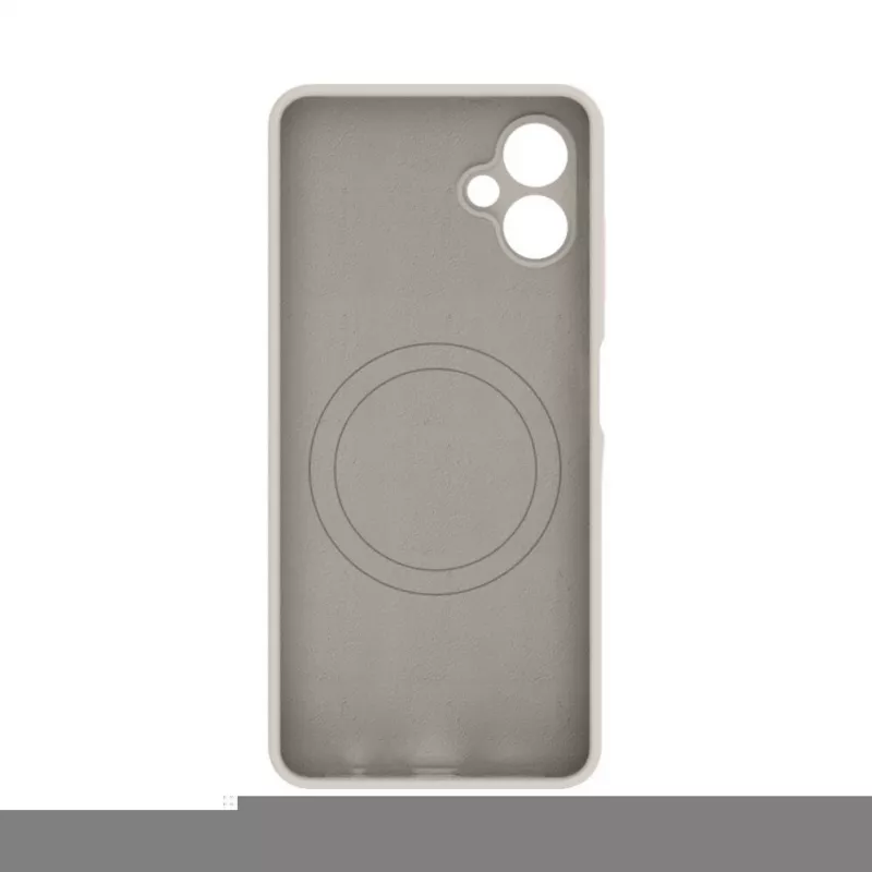Evelatus Samsung Galaxy A06 5G Funda de Silicona Magnética Soft-Touch Premium Pebble