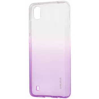 Evelatus Samsung Galaxy A10 Funda TPU degradada morada