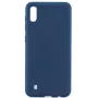 Evelatus Samsung Galaxy A10 Funda de silicona Nano Soft Touch TPU azul oscuro