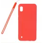 Evelatus Funda de silicona nano Soft Touch TPU para Samsung Galaxy A10 roja