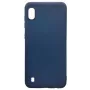 Evelatus Funda de silicona Soft Touch con correa para Samsung Galaxy A10 azul oscuro