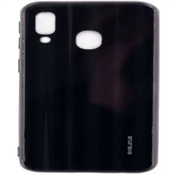 Evelatus Protector de pantalla de cristal templado Water Ripple Full Color Electroplating para Samsung Galaxy A10 Negro