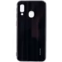 Evelatus Protector de pantalla de cristal templado Water Ripple Full Color Electroplating para Samsung Galaxy A10 Negro