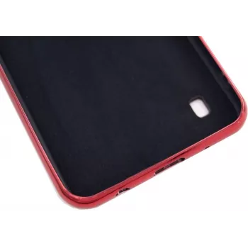 Evelatus Funda de cristal templado Water Ripple Full Color Electroplating roja para Samsung Galaxy A10