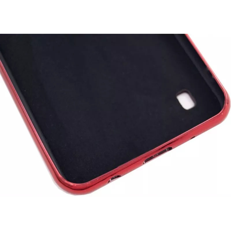 Evelatus Funda de cristal templado Water Ripple Full Color Electroplating roja para Samsung Galaxy A10