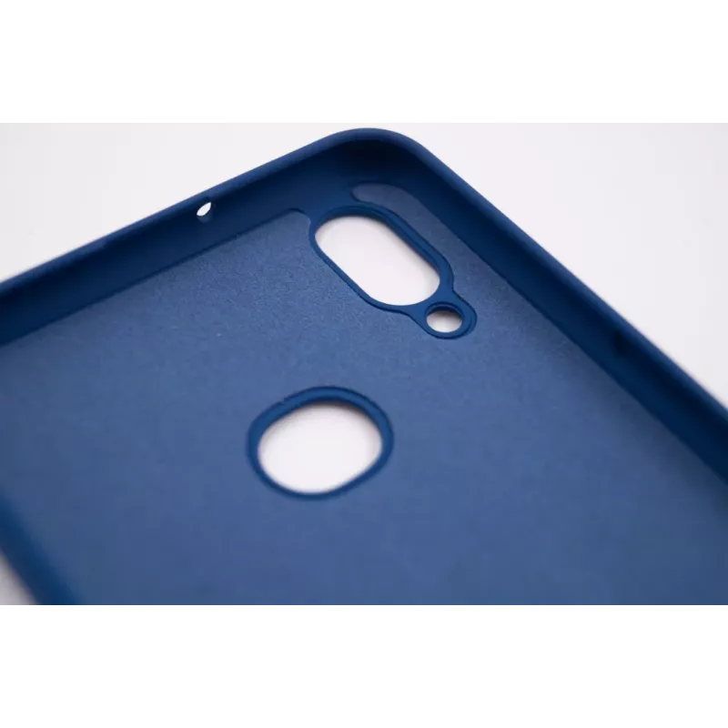 Evelatus Samsung Galaxy A10S Funda de silicona nano Soft Touch TPU Azul