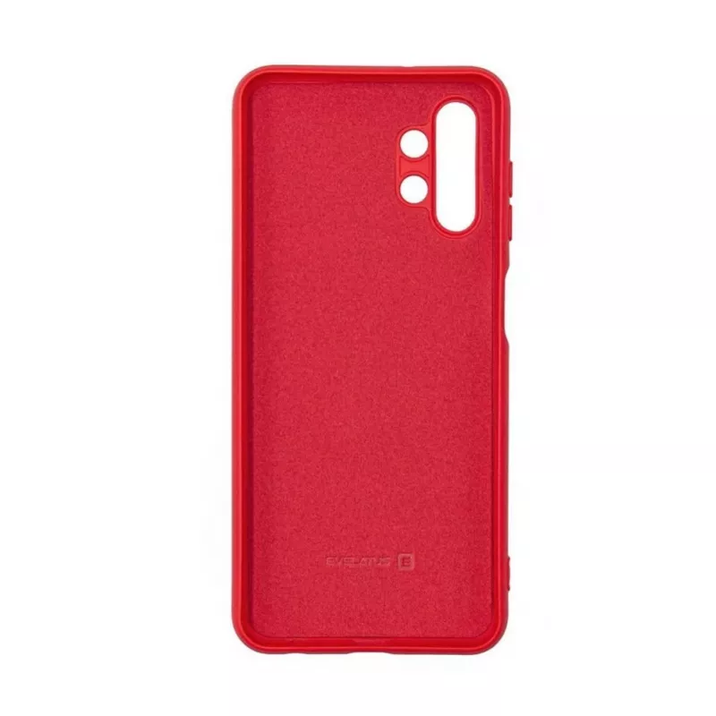 Evelatus Samsung Galaxy A13 4G LTE Nano Silicone Funda Soft Touch TPU Rojo