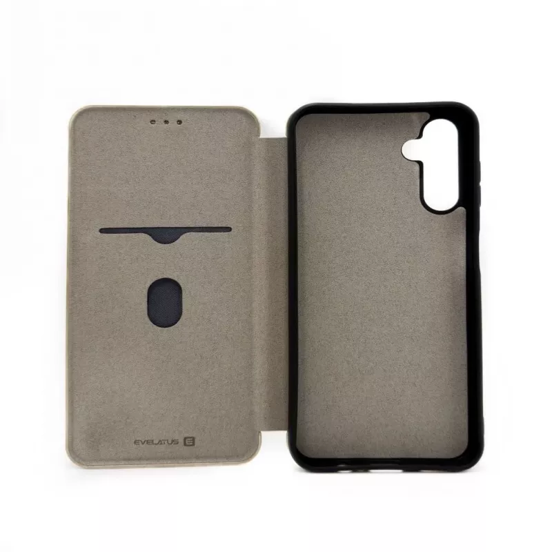 Evelatus Funda tipo libro para Samsung Galaxy A14 5G Dorada