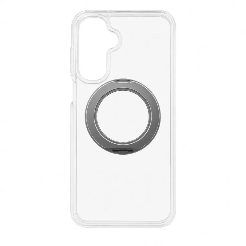 Evelatus Funda híbrida con MagSafe PC+TPU y soporte metálico 360 para Samsung Galaxy A17 4G / A17 5G, transparente