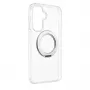 Evelatus Funda híbrida con MagSafe PC+TPU y soporte metálico 360 para Samsung Galaxy A17 4G / A17 5G, transparente