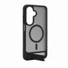 Evelatus Funda MagSafe engomada con soporte para Samsung Galaxy A17 4G / A17 5G Negra