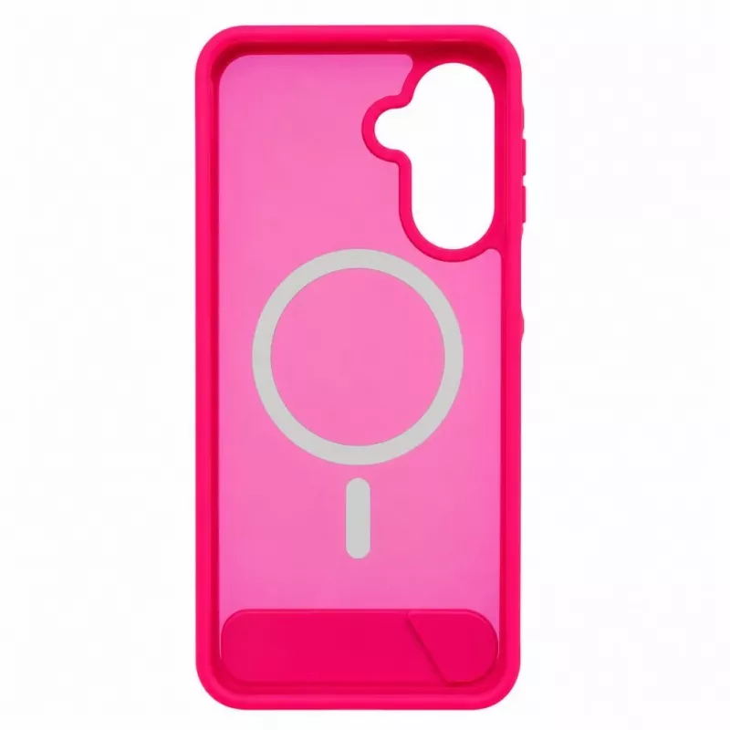 Evelatus Funda MagSafe engomada con soporte para Samsung Galaxy A17 4G / A17 5G, Rosa