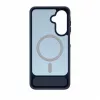 Evelatus Funda MagSafe de goma con soporte para Samsung Galaxy A17 4G / A17 5G, azul marino