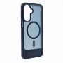 Evelatus Funda MagSafe de goma con soporte para Samsung Galaxy A17 4G / A17 5G, azul marino