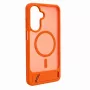 Evelatus Funda MagSafe de goma con soporte para Samsung Galaxy A17 4G / A17 5G, naranja