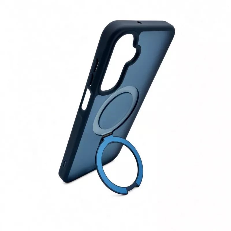 Evelatus Funda Shield con MagSafe y soporte para Samsung Galaxy A17 4G / A17 5G, azul marino mate