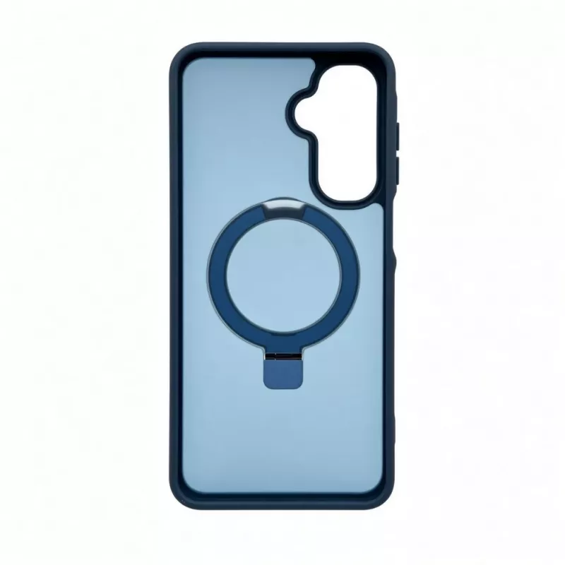 Evelatus Funda Shield con MagSafe y soporte para Samsung Galaxy A17 4G / A17 5G, azul marino mate