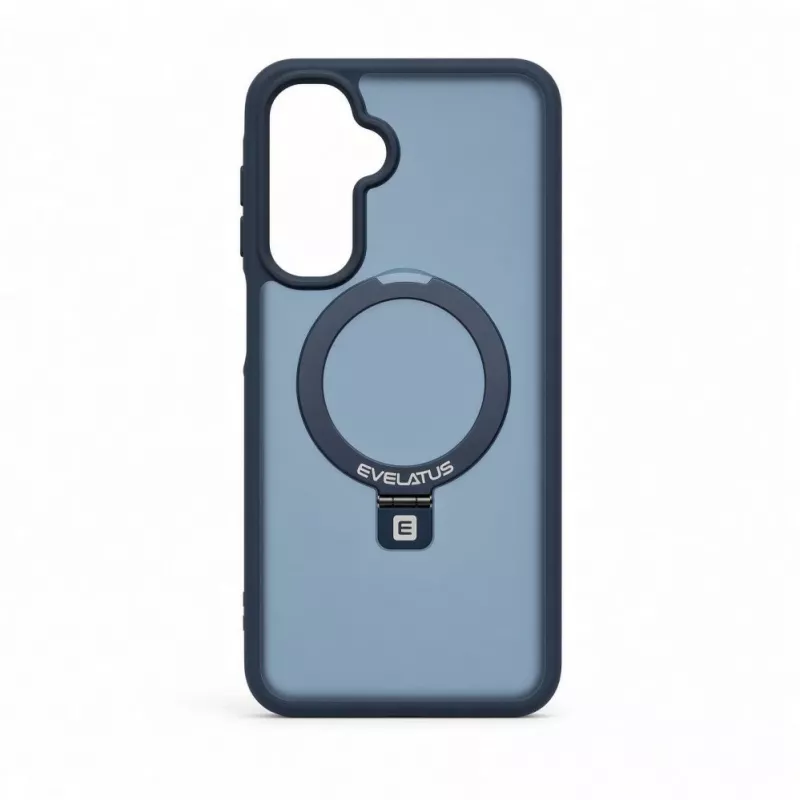 Evelatus Funda Shield con MagSafe y soporte para Samsung Galaxy A17 4G / A17 5G, azul marino mate