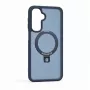 Evelatus Funda Shield con MagSafe y soporte para Samsung Galaxy A17 4G / A17 5G, azul marino mate
