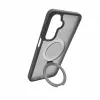 Evelatus Funda protectora con MagSafe y soporte para Samsung Galaxy A17 4G / A17 5G, gris humo mate con anillo