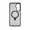 Evelatus Funda protectora con MagSafe y soporte para Samsung Galaxy A17 4G / A17 5G, gris humo mate con anillo