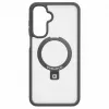 Evelatus Funda protectora con MagSafe y soporte para Samsung Galaxy A17 4G / A17 5G, gris humo mate con anillo