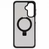 Evelatus Funda protectora con MagSafe y soporte para Samsung Galaxy A17 4G / A17 5G, anillo mate negro