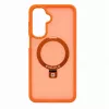Evelatus Funda protectora con MagSafe y soporte para Samsung Galaxy A17 4G / A17 5G, anillo mate, naranja
