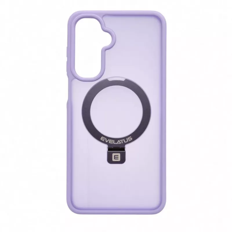Evelatus Funda Shield con MagSafe y soporte para Samsung Galaxy A17 4G / A17 5G, anillo mate, lila lavanda
