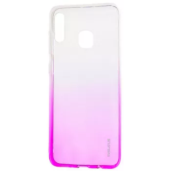 Evelatus funda TPU Gradient para Samsung Galaxy A20e rojo rosado