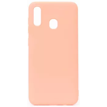 Evelatus Samsung Galaxy A20E Funda de silicona Nano Soft Touch TPU beige