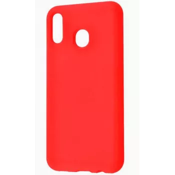 Evelatus Samsung Galaxy A20e Funda Silicona Nano Soft Touch TPU Rojo
