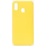 Evelatus Samsung Galaxy A20E Funda de Silicona Nano Soft Touch TPU Amarilla