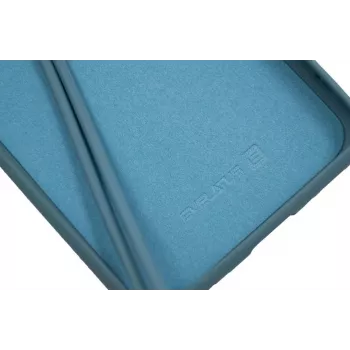 Evelatus funda de silicona Soft Touch con correa para Samsung Galaxy A20e azul