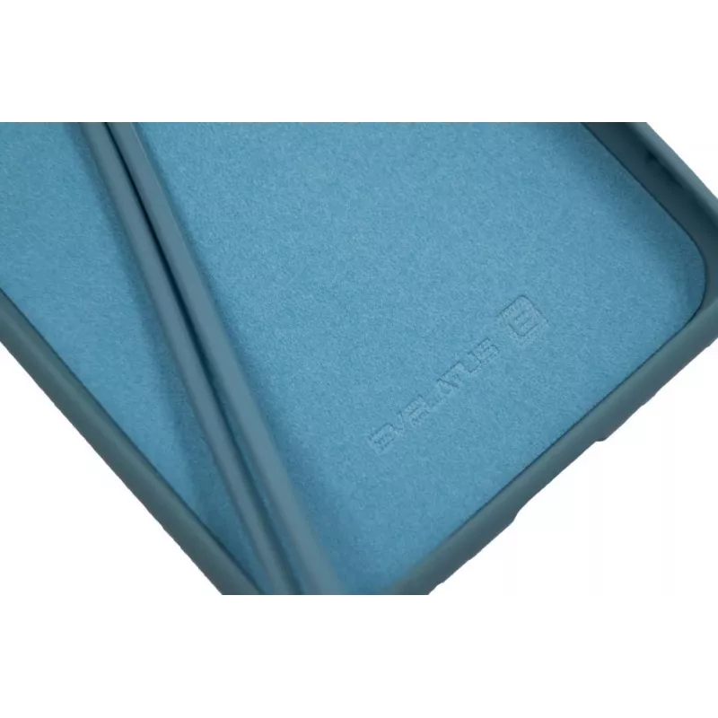 Evelatus funda de silicona Soft Touch con correa para Samsung Galaxy A20e azul