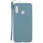Evelatus funda de silicona Soft Touch con correa para Samsung Galaxy A20e azul