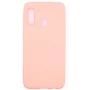 Evelatus Funda de silicona Soft Touch con correa para Samsung Galaxy A20e rosa