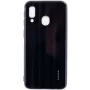 Evelatus Samsung Galaxy A20e Protector de pantalla de cristal templado Water Ripple Full Color Electroplating negro